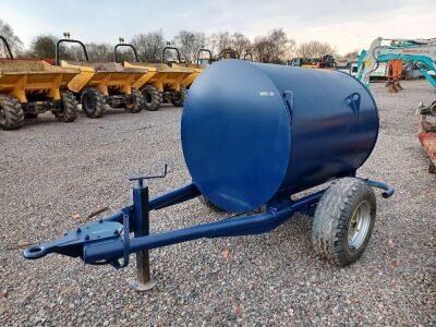 Fuel Store Single Axle Drawbar 1000Ltr Fuel Bowser