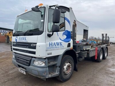 2012 DAF CF75 310 6x4 Hook Loader