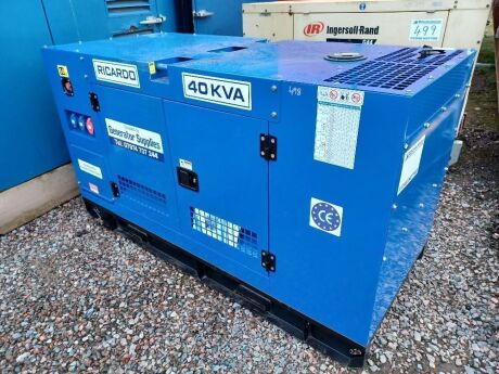 2021 Ricardo BSW40 40 KVA Generator