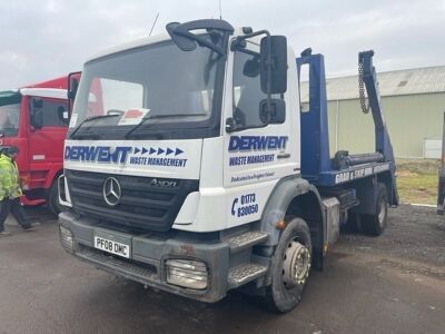 2008 Mercedes Axor 4x2 Telescopic Skip Loader - 2