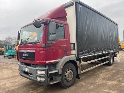 2014 MAN TGM 18.250 4x2 Curtainside Rigid