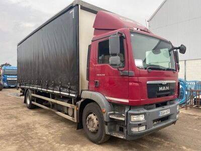 2014 MAN TGM 18.250 4x2 Curtainside Rigid - 2