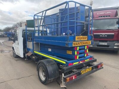 2000 Ford Transit 350 LWB Scissor Lift - 2