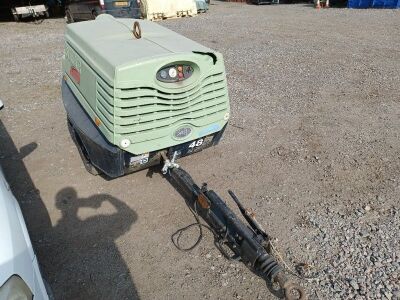 2006 Sullair 48K-0097 Single Axle Drawbar Two Tool Compressor