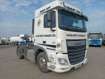 2016 DAF XF510 Space Cab 6x2 Mini Midlift Tractor Unit