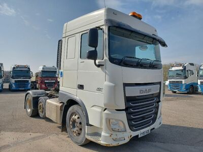 2015 DAF XF460 Space Cab 6x2 Mini Midlift Tractor Unit