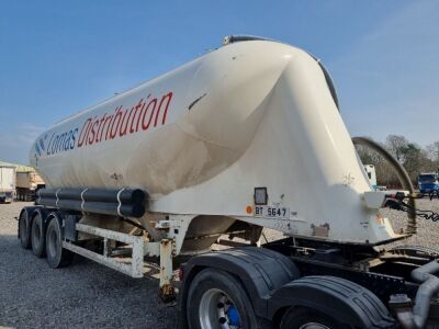 2010 Spitzer Triaxle 37 Cubic Meter 2 Pot Powder Tanker - 2