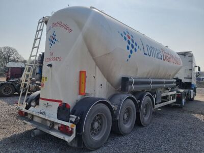 2010 Spitzer Triaxle 37 Cubic Meter 2 Pot Powder Tanker - 4