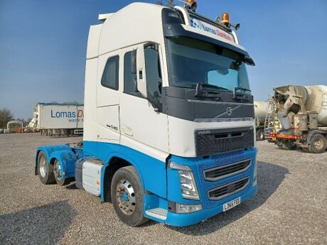 2016 Volvo FH540 Globetrotter 6x2 Mini Midlift Tractor Unit