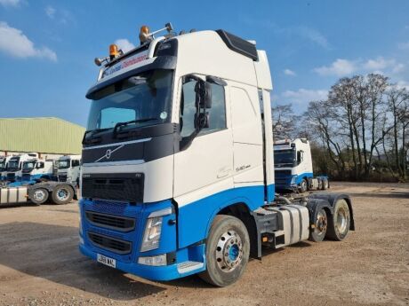 2018 Volvo FH540 Globetrotter 6x2 Mini Midlift Tractor Unit