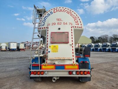 2013 Feldbinder Triaxle 40³ 2 Pot Powder Tanker 40 Cube - 5