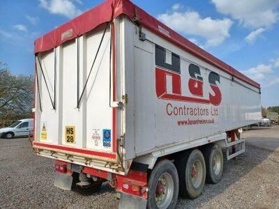 2012 Fruehauf Triaxle Alloy Body Tipping Trailer