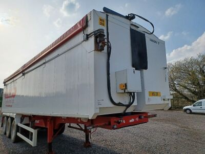 2012 Fruehauf Triaxle Alloy Body Tipping Trailer - 4