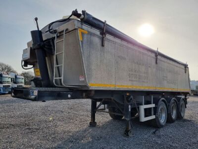 2017 Dennison Triaxle Alloy Body Sliding Bogie Tipping Trailer