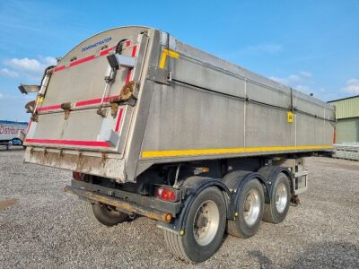 2017 Dennison Triaxle Alloy Body Sliding Bogie Tipping Trailer - 3