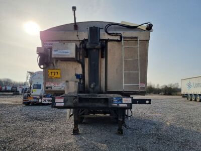 2017 Dennison Triaxle Alloy Body Sliding Bogie Tipping Trailer - 5