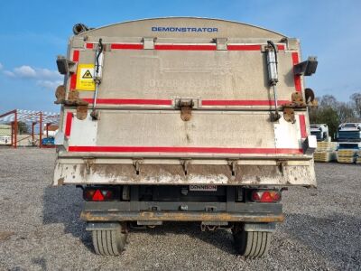 2017 Dennison Triaxle Alloy Body Sliding Bogie Tipping Trailer - 12