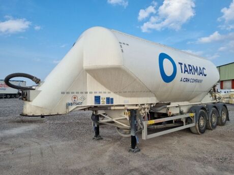 2014 Feldbinder Triaxle 36m³ 2 Pot Powder Tanker 