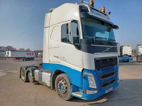 2018 Volvo FH540 Globetrotter 6x2 Mini Midlift Tractor Unit