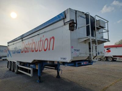 2015 Fruehauft Triaxle Alloy Body Tipping Trailer - 12