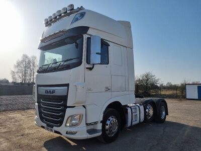 2015 DAF XF 510 Super Space 6x2 Midlift Tractor Unit