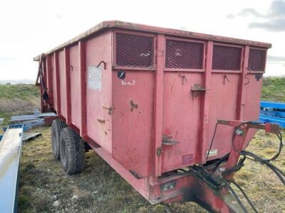 1985 Weeks Tandem Axle Drawbar Tipper Trailer - 9