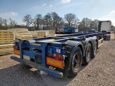 2007 Dennison Triaxle 30ft Skeletal Trailer - 6