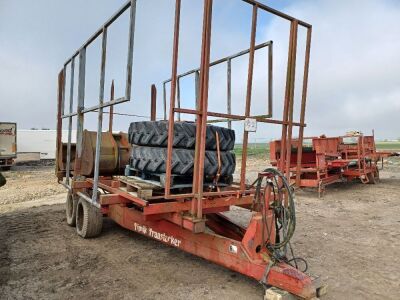 Tinik Transtacker 2 Axle Drawbar Bale Trailer - 2