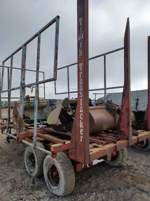 Tinik Transtacker 2 Axle Drawbar Bale Trailer - 4