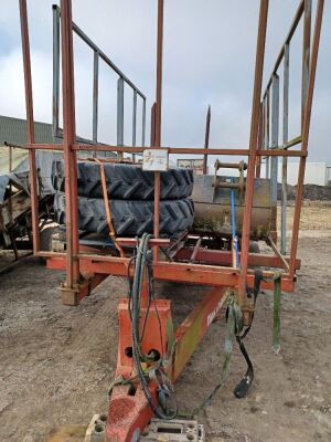 Tinik Transtacker 2 Axle Drawbar Bale Trailer - 5