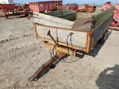 Single Axle Drawbar Dropside Tipping Trailer - 2