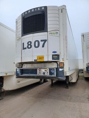 2012 Cartwright 15.65m Triaxle Fridge Trailer