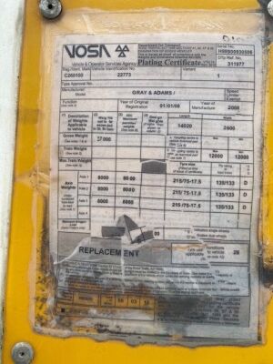 2008 Gray & Adams Double Deck Fridge Trailer - 4