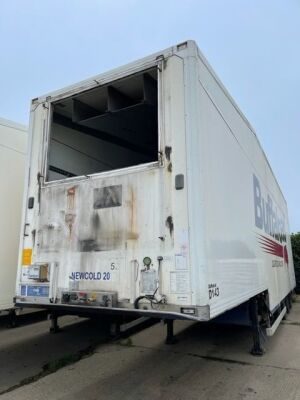 2005 Gray & Adams Triaxle Double Deck Fridge Trailer