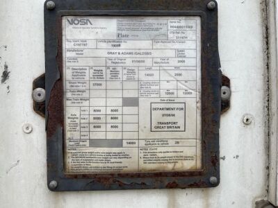2005 Gray & Adams Triaxle Double Deck Fridge Trailer - 5