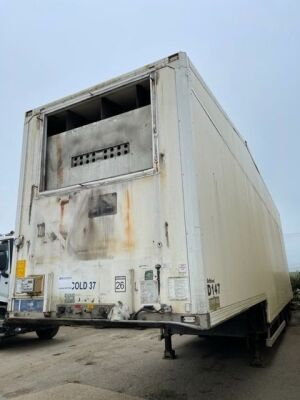 2005 Gray & Adams Triaxle Double Deck Fridge Trailer