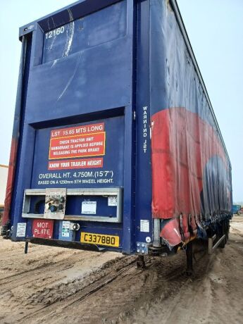 2012 Donbur 15.65m Triaxle Curtainside Trailer