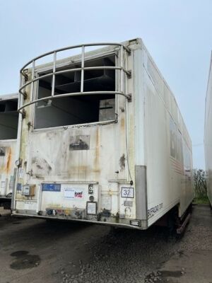 2004 Gray & Adams Triaxle Double Deck Fridge Trailer