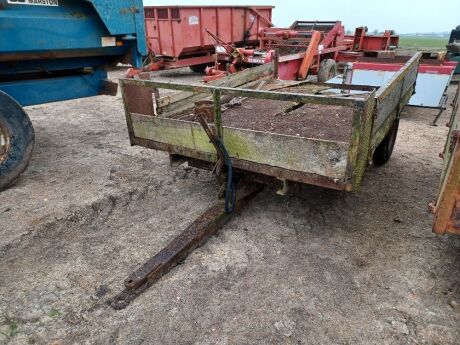 Single Axle Dropside Drawbar Trailer