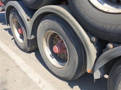 2006 Dennison Triaxle Sliding Skeletal Trailer - 10