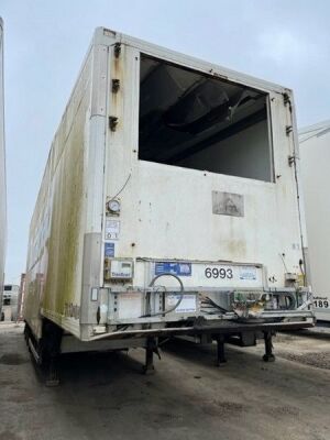 2004 Grays & Adams Triaxle Double Deck Fridge Trailer