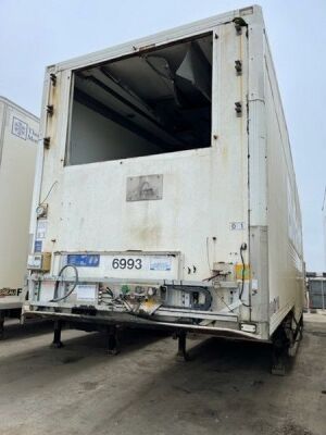 2004 Grays & Adams Triaxle Double Deck Fridge Trailer - 2