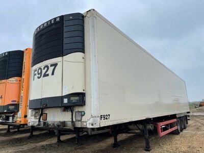 2001 Gray & Adams Triaxle Fridge Trailer 