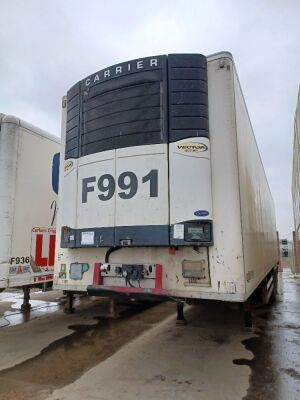 2012 Chereau Triaxle Fridge Trailer