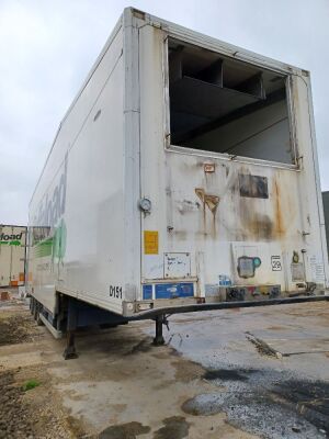 2005 Gray & Adams Triaxle Double Deck Fridge Trailer