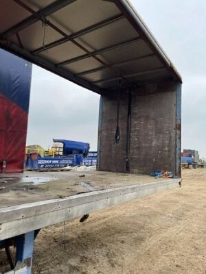 1994 Crane Fruehauf Triaxle Curtainside Trailer  - 5