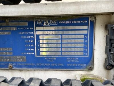 2008 Gray and Adams Double Deck Fridge Trailer - 5