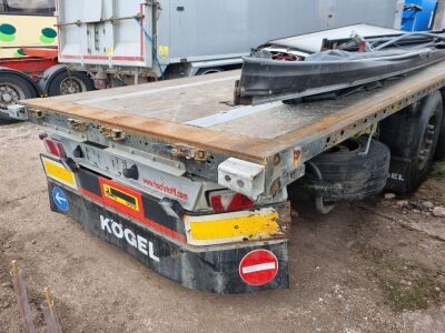 2016 Kogel Triaxle Flat Trailer