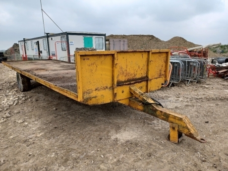 Single Axle Drawbar Bale Trailer