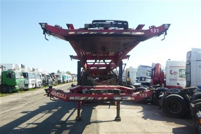 2006 Dennison Triaxle Sliding Skeletal Trailer